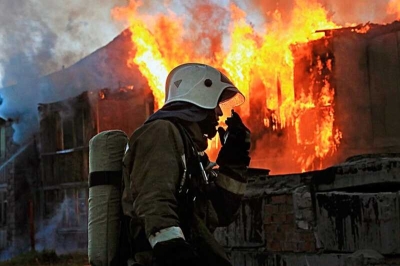 В юго-западной части Москвы произошел пожар